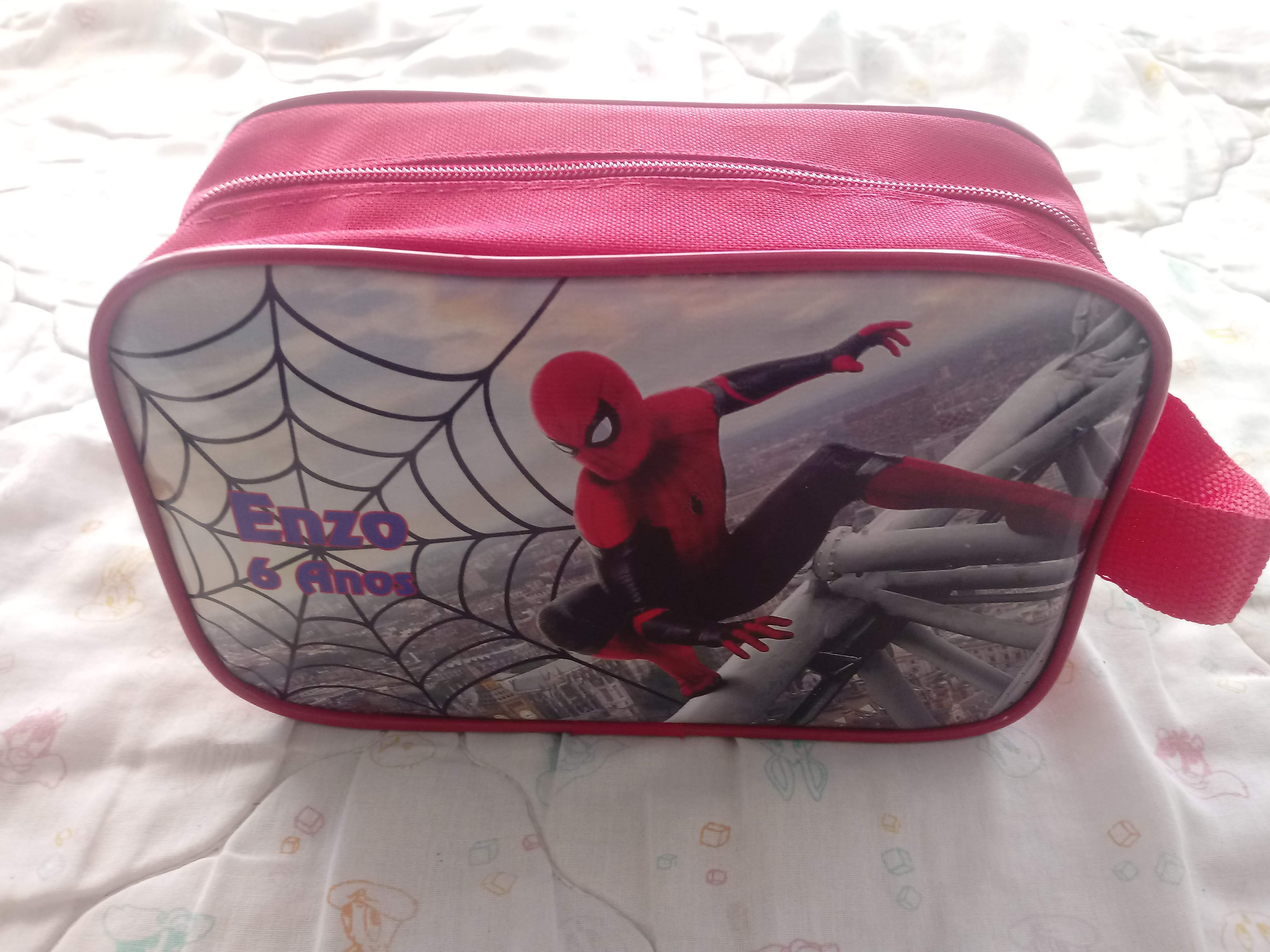 Necessaire Personalizada homem Aranha para festa infantil!